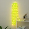 Amazon's new solar copper wire tail light simulates green plants and is a waterproof Christmas indoor and outdoor decorative color light details Picture